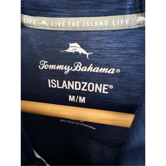 Tommy Bahama Island Zone Dallas Cowboys Blue Game Day 1/4 Zip Size Medium - Picture 3 of 5